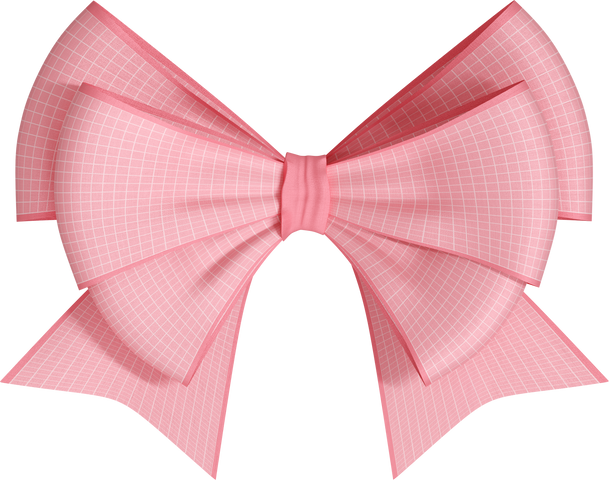 Pink ribbon tied